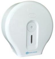 Single Jumbo Toilet Roll Dispenser - D32 - White