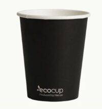 Ecoware - Black Single Wall Eco Cup - FSC Mix - 12SW-B 400ml (1000/ctn)