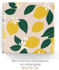 Giftwrap - Lemons and Blossoms - 600mm x 40m